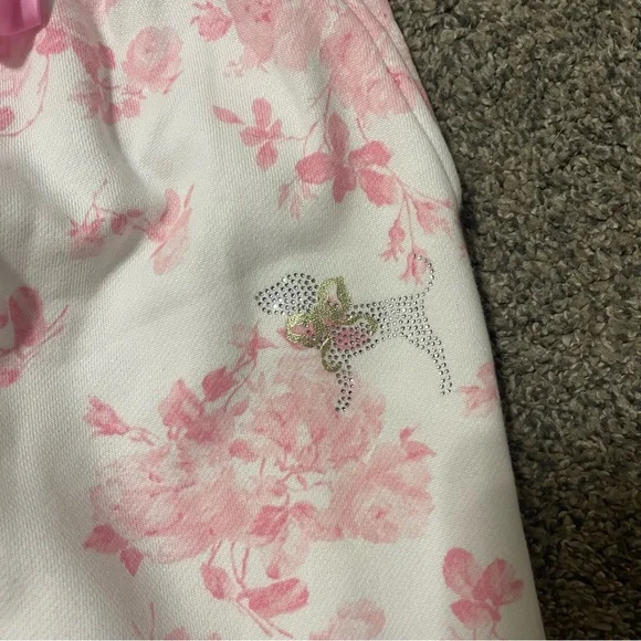 NEW PINK X LOVESHACKFANCY WIDE-LEG SWEATPANT - Picture 8 of 9